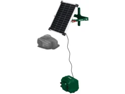 Estación de carga solar con batería de 20 V para cortacésped robotizado »PASLM 25 A1«, con batería.