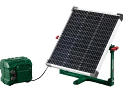 Estación de carga solar con batería de 20 V para cortacésped robotizado »PASLM 25 A1«, con batería.