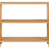 Estantería con esquinas redondeadas 100x30x80 cm.
