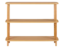Estantería con esquinas redondeadas 100x30x80 cm.