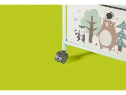 Estantería con ruedas infantil, 35 x 26 x 82,5 cm.