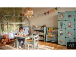 Estantería de almacenamiento infantil, 65 x 30 x 61,5 cm.