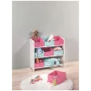 Estantería de almacenamiento con 9 cajas de tela extraíbles.