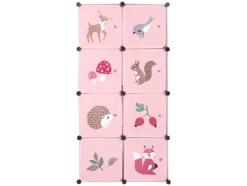 Estantería modular infantil, 74 x 36 x 144 cm
