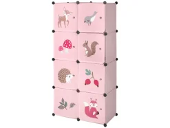 Estantería modular infantil, 74 x 36 x 144 cm