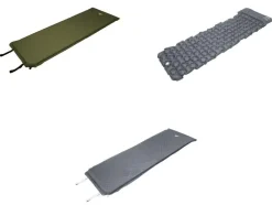 Esterilla de camping autohinchable / esterilla de camping de celdas de aire con almohada.