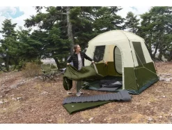 Esterilla de camping autohinchable / esterilla de camping de celdas de aire con almohada.