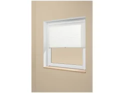 Estor plisado para ventana, 60 x 130 cm, montaje sin taladrar.