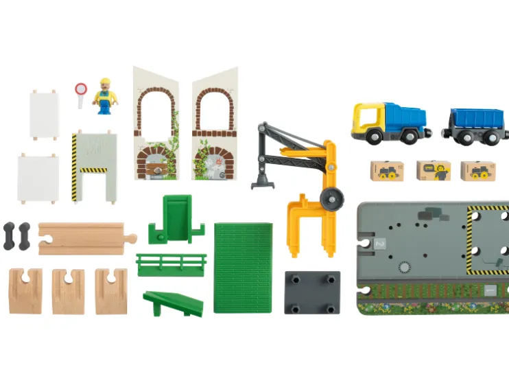Extensión para vías de tren de madera