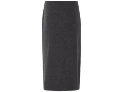 Falda de punto midi para mujer