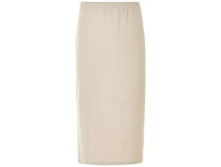 Falda de punto midi para mujer