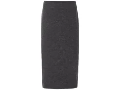 Falda de punto midi para mujer