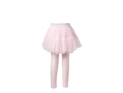 Falda de tul con leggings para niña