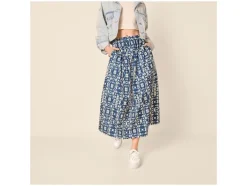 Falda midi de mujer