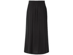 Falda midi de mujer, con abertura lateral.
