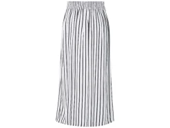 Falda midi de mujer, con abertura lateral.
