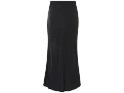Falda midi de mujer, con cintura elástica.