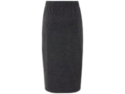 Falda midi de mujer de calidad de punto suave y agradable.