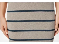 Falda midi de mujer, en punto estructurado de moda.