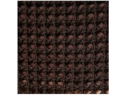 Falda midi de punto calado para mujer, ceñida.