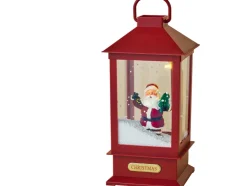 Farolillo LED con efecto de nieve y música