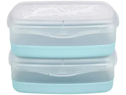 Fiambreras con refrigeración / Contenedores refrigerados para fiestas / Campana refrigerada para tartas.