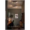 Foco de techo LED, 3 focos, blanco cálido.