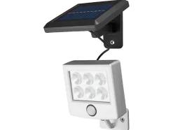 Foco solar LED con detector de movimiento.