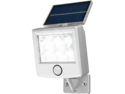 Foco solar LED con detector de movimiento.