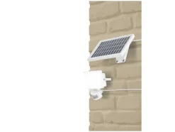 Foco solar LED con sensor de movimiento.