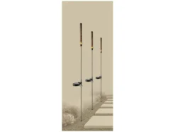 Focos solares LED, set de 3
