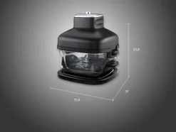 Freidora de aire de cristal »SHFDG 1500 A1«, 2 l o 4 l