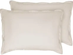 Funda de almohada reversible de satén de microfibra 50 x 75 cm, pack 2