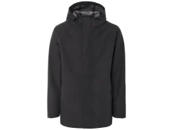 Gabardina de lluvia para hombre, con tejido exterior repelente al agua.