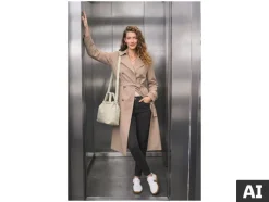 Gabardina de mujer
