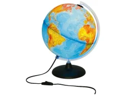 Globo terráqueo luminoso