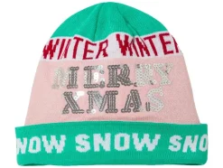 Gorro de punto con divertido diseño navideño
