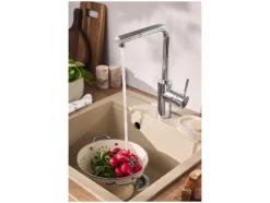 Grifo de cocina con caño alto
