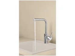 Grifo de cocina con caño alto