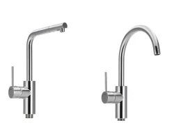 Grifo de cocina con caño alto