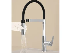 Grifo monomando para fregadero con ducha extraíble