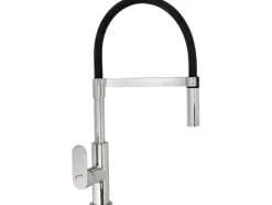 Grifo monomando para fregadero con ducha extraíble