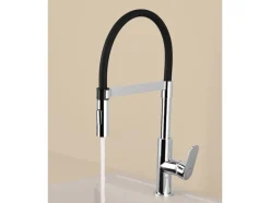 Grifo monomando para fregadero con ducha extraíble