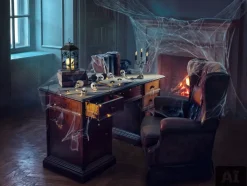 Guirnalda de luces de Halloween con temporizador