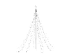 Guirnalda de luces en forma de árbol de Navidad