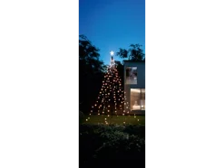Guirnalda de luces en forma de árbol de Navidad