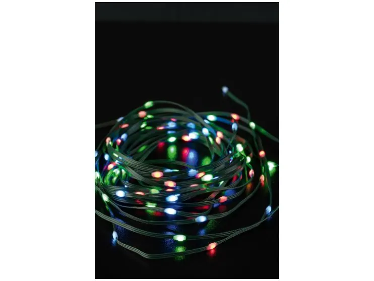 Guirnalda de luces LED con sensor de audio.