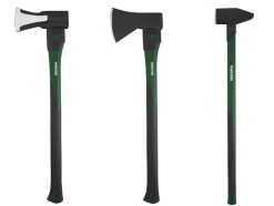 Hacha de hendimiento - 2,0 kg / Hacha forestal - 1,25 kg / Mazo - 4,0 kg