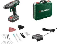 Herramienta combinada a batería de 20 V »PKGA 20-Li D2«, con batería y cargador.