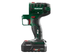 Herramienta combinada a batería de 20 V »PKGA 20-Li D2«, con batería y cargador.